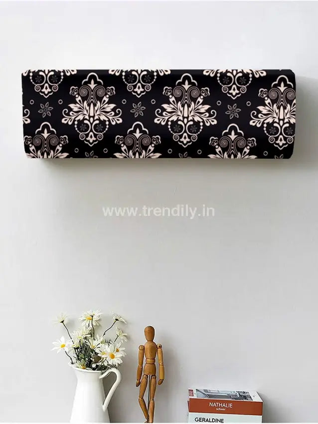 Ac Covers Elastic Stretchable | Attractive Digital Prints B Rown Colour (Ac 003)