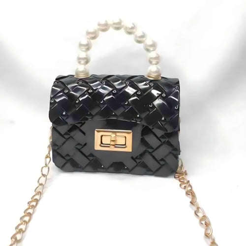 Trendily Fancy mini pearl hand bag for girls