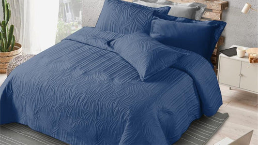Trendily Elastic Fitted Bedsheet, Polycotton - Double Bed Size (1 Bed Sheet+2 Pillow Covers) (BS-002)