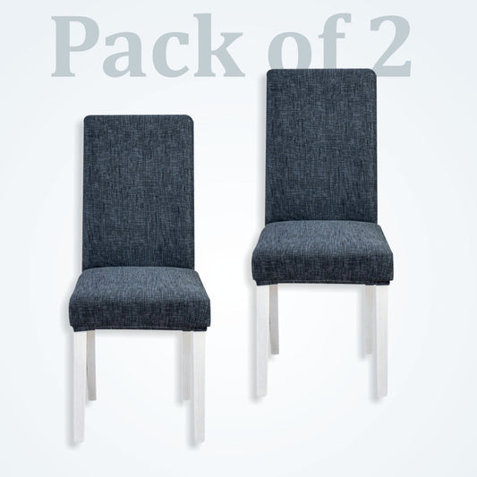 Trendily Stretchable Chair Covers Dark Blue (CC-157)