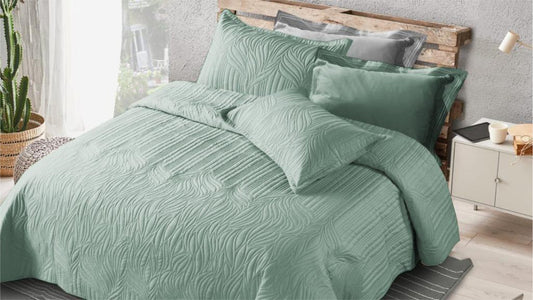 Trendily Elastic Fitted Bedsheet, Polycotton - Double Bed Size (1 Bed Sheet+2 Pillow Covers) (BS-00)