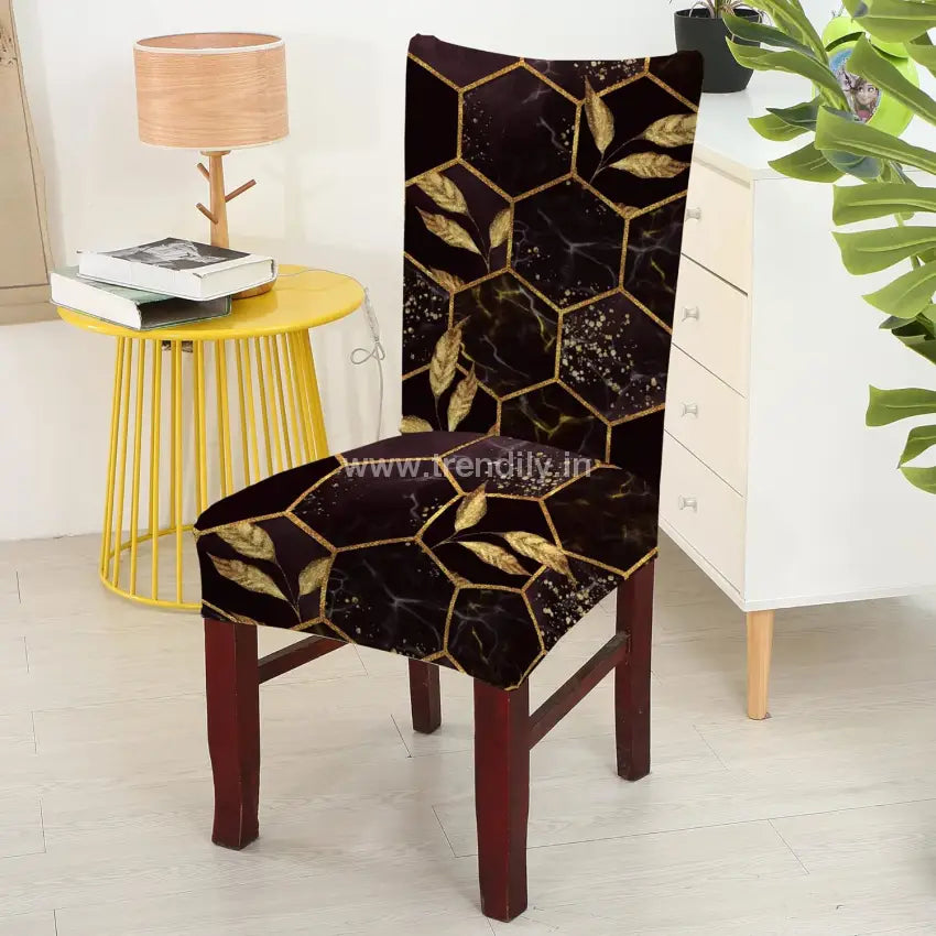 Trendily Spandex Printed Stretchable Chair Covers (Cc-072)