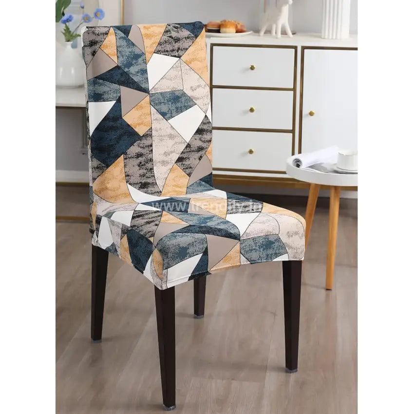 Trendily Spandex Printed Stretchable Chair Covers (Cc-076)