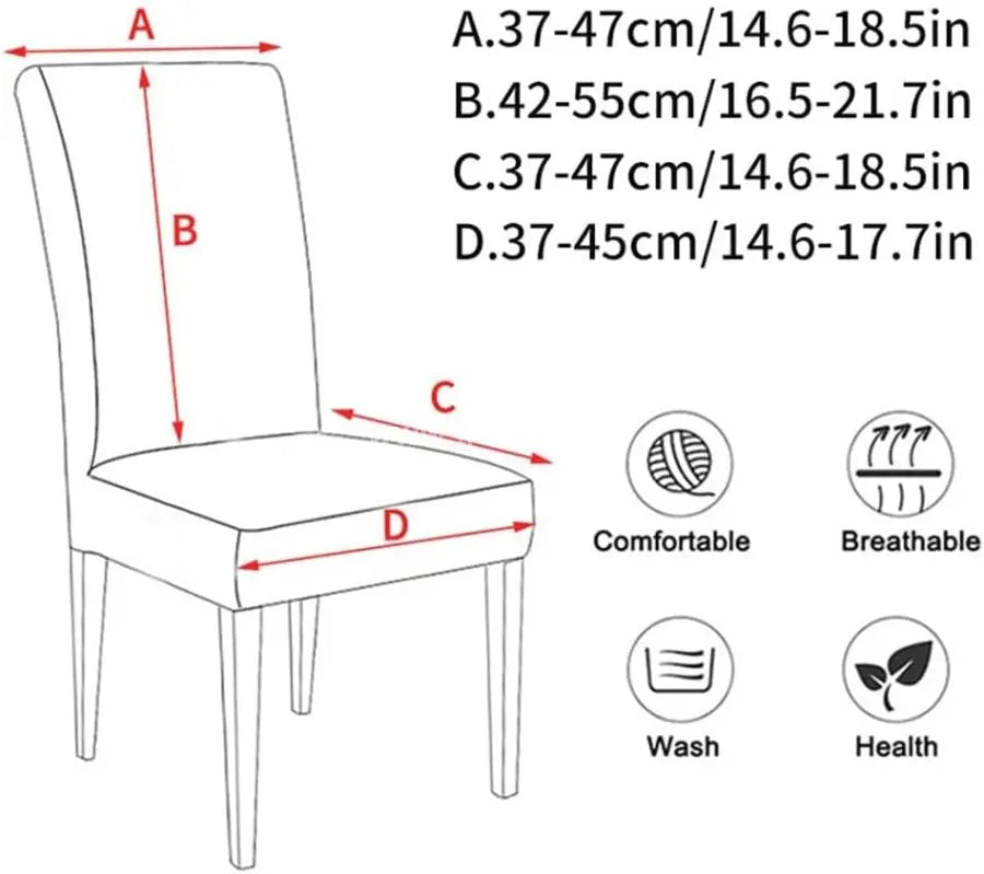 Trendily Stretchable Chair Covers Slipovers (Cc-087)