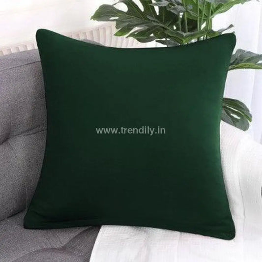 Trendily Stretchable Elastic Cushion Cover Plain Green / 2