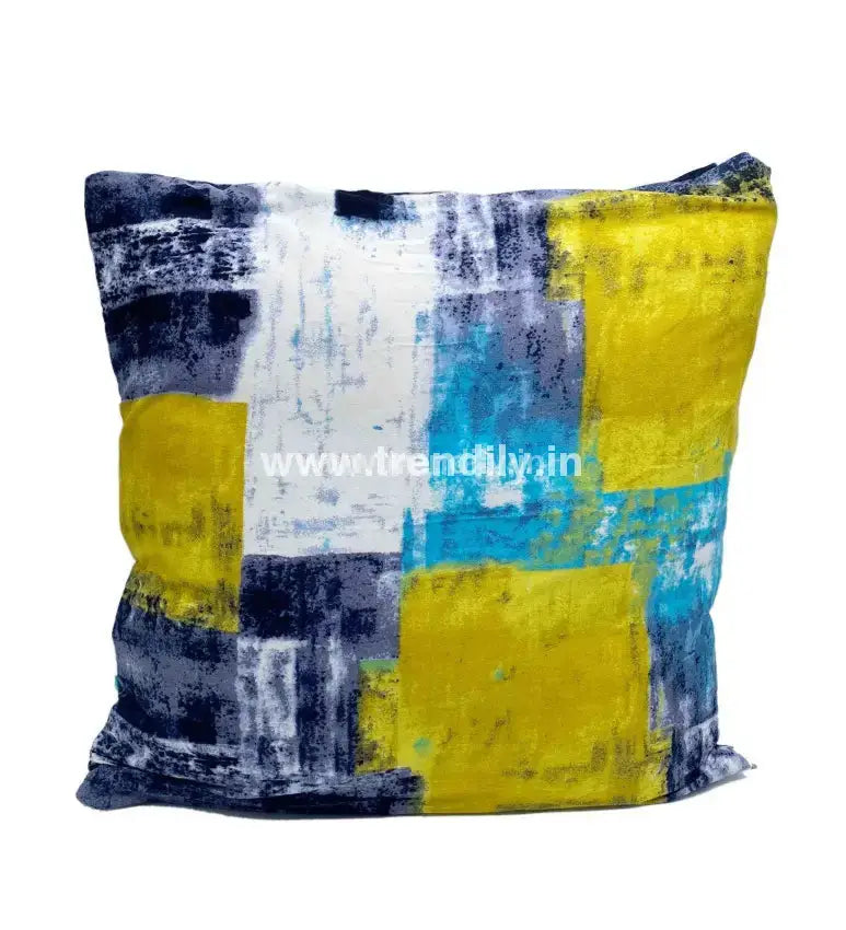 Trendily Stretchable Elastic Cushion Cover Poster Yellow / 2